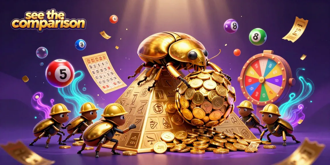 Witness the comparison of winning strategies at casino games with vibrant 3D illustration.