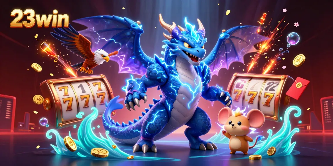 Play and win big at 23win with exciting slots and jackpots in a vibrant casino scene.