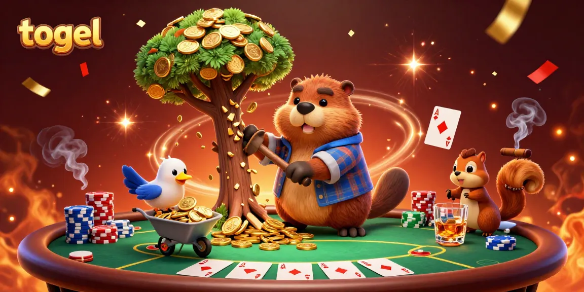 Engage in the vibrant world of togel with colorful coins and immersive gaming characters.